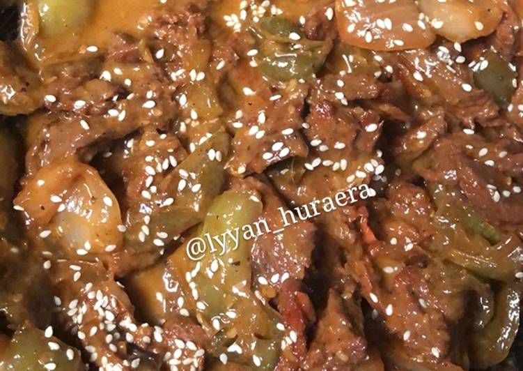 Beef teriyaki ala hokben