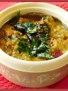 A picture of A celebration of veggies, a wedding feast masala curry.