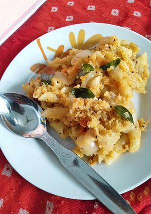 पास्ता मिक्स उपमा (pasta mix upma recipe in hindi) रेसिपी मुख्य फोटो
