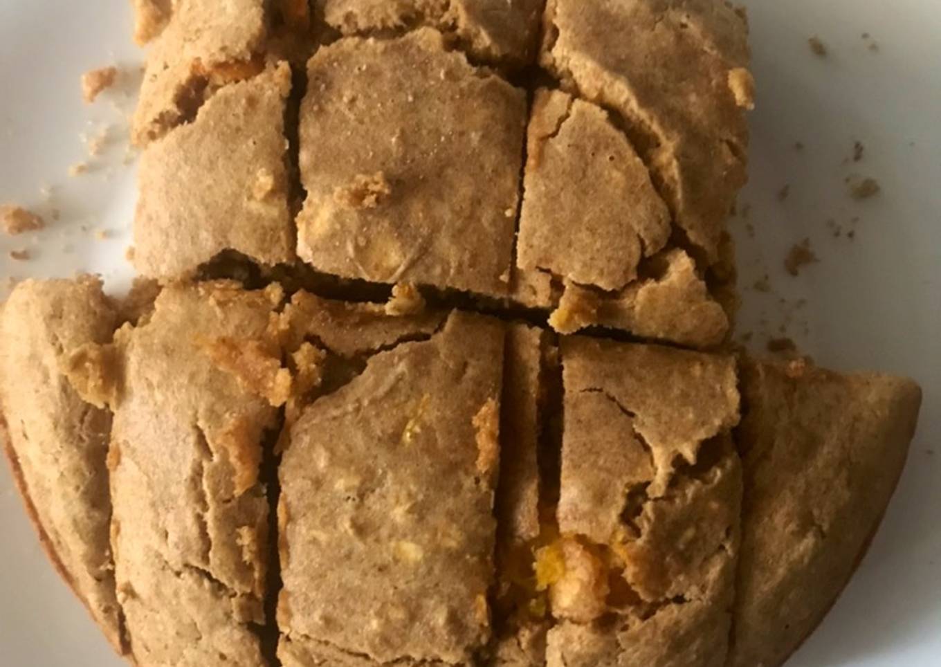 Torta de naranja saludable