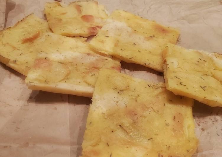 Schiacciatina di patate gluten free