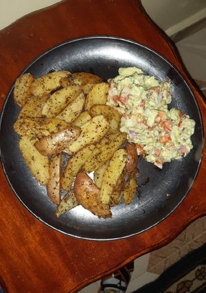 A picture of Potato Wedges.