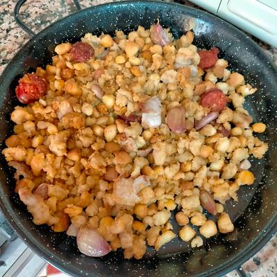 Migas andaluzas Receta de Marilo Cebrian Lindo- Cookpad