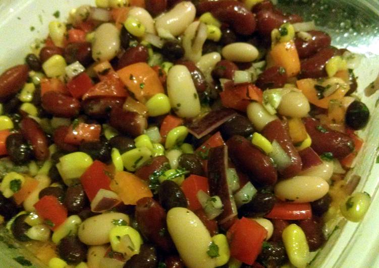 Easiest Way to Make Any-night-of-the-week Mexican bean salad