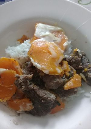 Una foto de Bifes Gratinados estilo Criolla