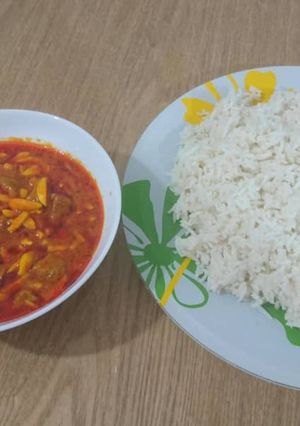 عکسی از دستور خورشت خلال خوشمزه من ❤️❤️❤️
