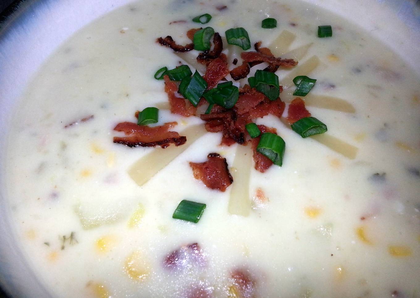 potato and corn soup