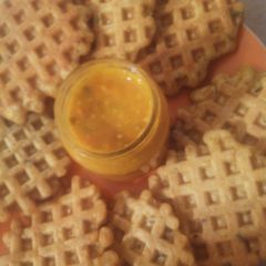 A picture of Bhajia waffles.
