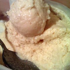 A picture of Vickys Vanilla Ice Cream with Flavour Variations, GF DF EF SF NF.