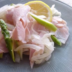 A picture of Cured Ham in Japanese-Style Marinade.