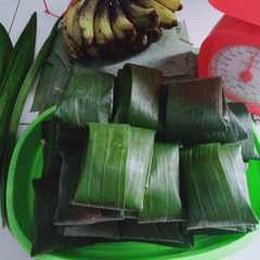 A picture of Nagasari pisang ambon.