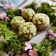 𐀔˚˖Fairy Truffle-Moss · Caprichos de hada˖˚𐀔 {Trufas de pistacho y chocolate blanco}