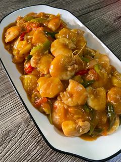 Foto resep Udang Asam Manis