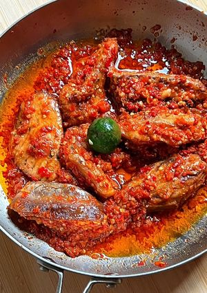 Foto resep Pelecing ikan pari asap khas Lombok✨