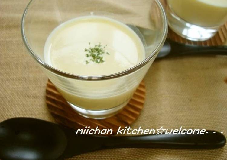 It's Summertime! Chilled Corn Soup from Corn-on-the-Cob