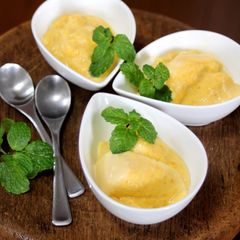 Melt-in-your-mouth Kuri Kabocha Squash Mousse A picture of Melt-in-your-mouth Kuri Kabocha Squash Mousse.