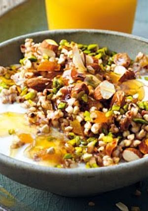 A picture of Kasha with Nuts (Vegan).