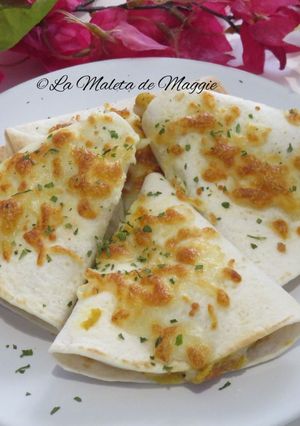 Una foto de Triángulos de Pollo cremoso al curry