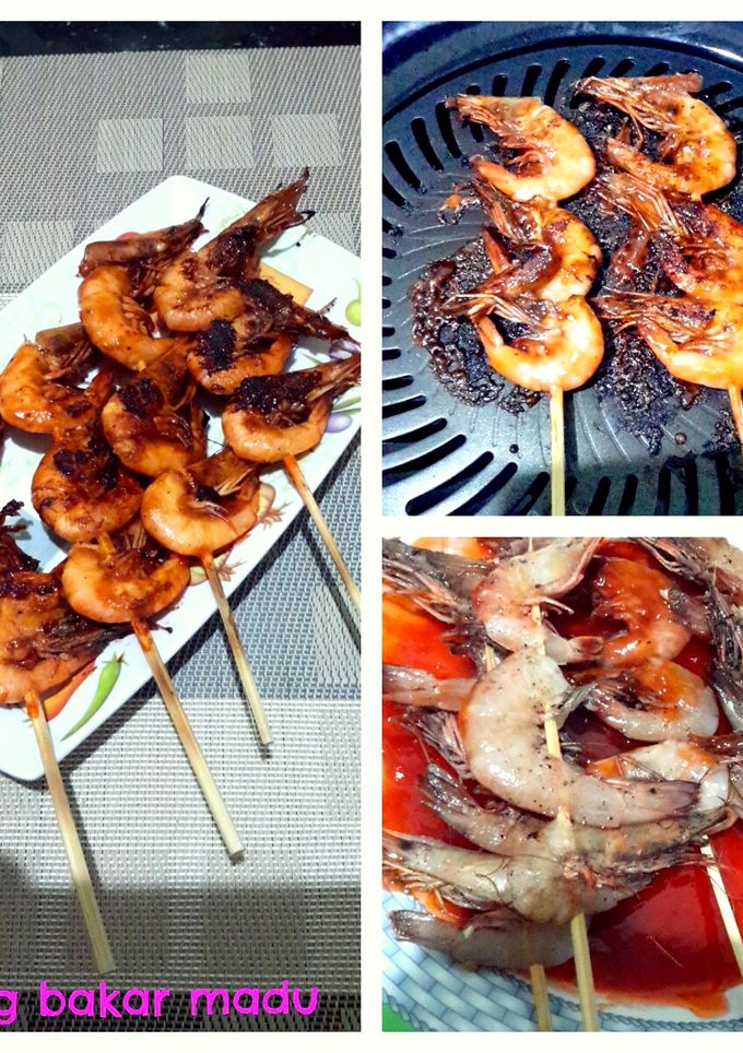 Foto resep Udang bakar madu pedas