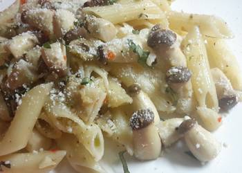 How to Recipe Perfect Penne with Spicy Mushroom