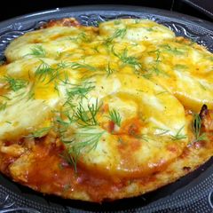 Pineapple And Tuna Tortilla Pizza A picture of Pineapple And Tuna Tortilla Pizza.