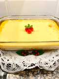 Leche asada con queso crema
