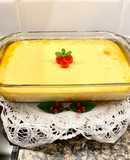 Leche asada con queso crema