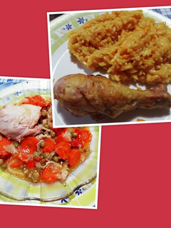 Una foto de Pollo al horno x2