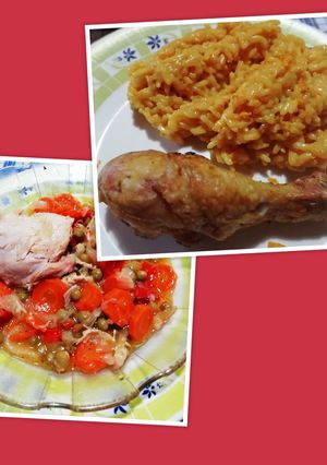 Una foto de Pollo al horno x2