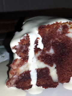 A picture of Red Velvet Cheesecake Brownies.