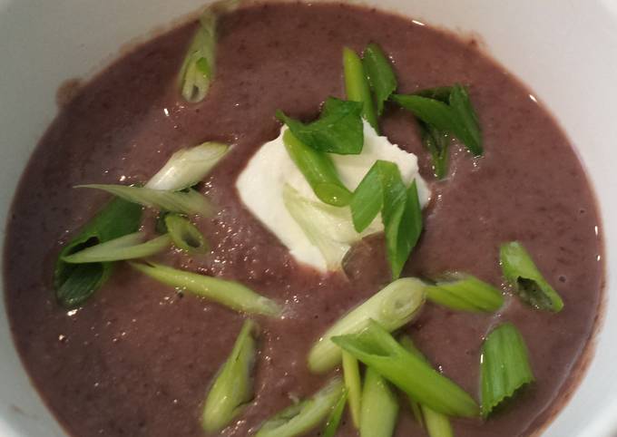 Recipe of Any-night-of-the-week Black bean soup