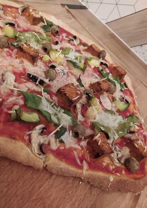 Une photo de Pizza hivernale légère