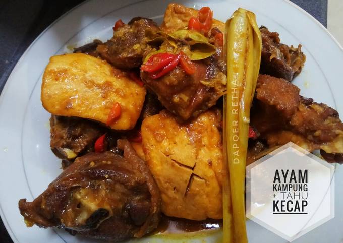 🐓 Ayam kampung + Tahu kecap 🐓