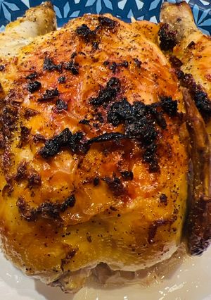 A picture of Thanksgiving Cornish Hens.