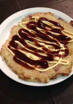 A picture of Okonomiyaki.