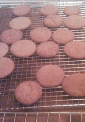 A picture of Molasses Cookies.