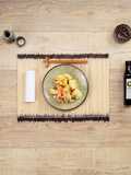 Vegetable and prawn tempura