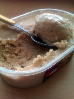A picture of Vickys Maple Oat Ice Cream, GF DF EF SF NF.