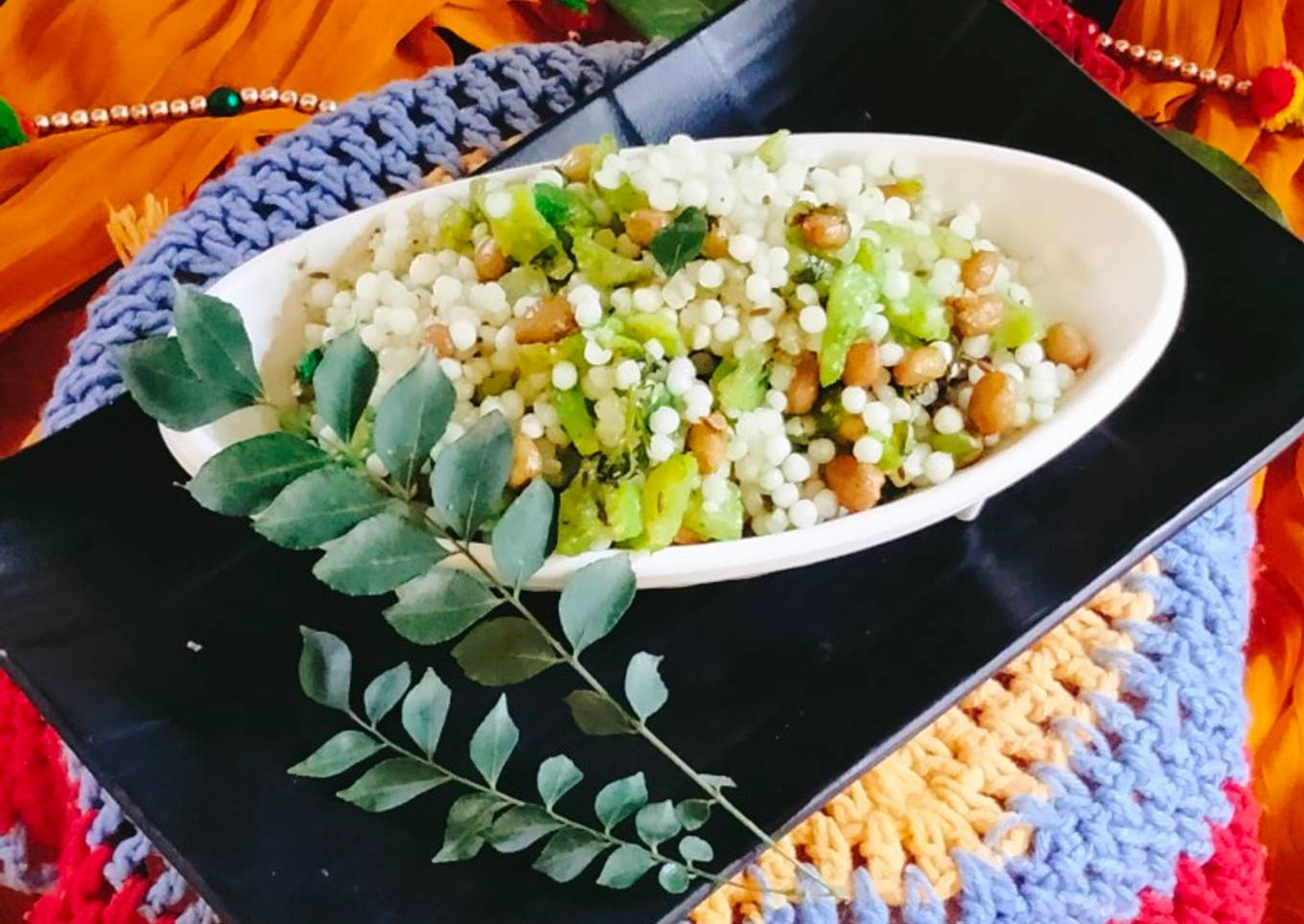 Hariyali sabudana khichdi