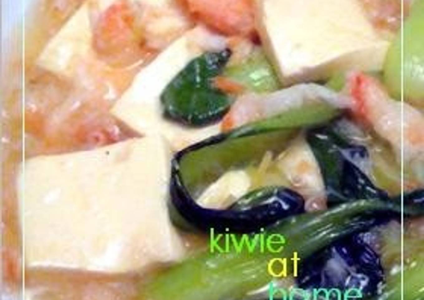 Tofu with Crab Sauce