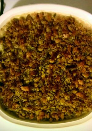 A picture of Chicken Stuffing Casserole.