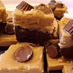 A picture of Mocha Peanut Butter Fudge/ Spread The Love.