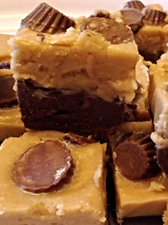 A picture of Mocha Peanut Butter Fudge/ Spread The Love.