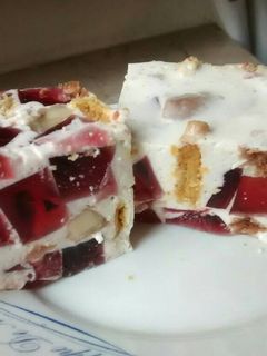 Una foto de Postre "Cristal roto"