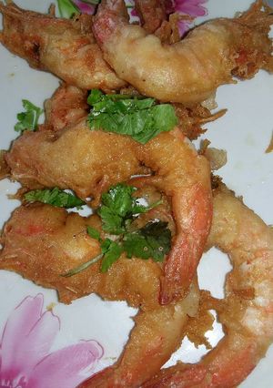 รูปของ กุ้งชุบแป้งทอด