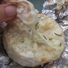 A picture of BBQ baked brie.