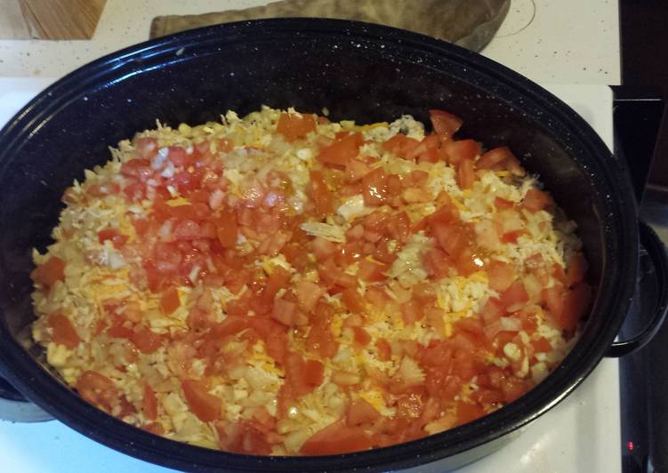 Homemade Baked potato casserole