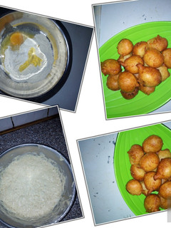 A picture of Home made puff.