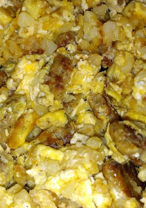 A picture of Campstyle breakfast.