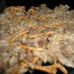 A picture of Chinese Hotdish.